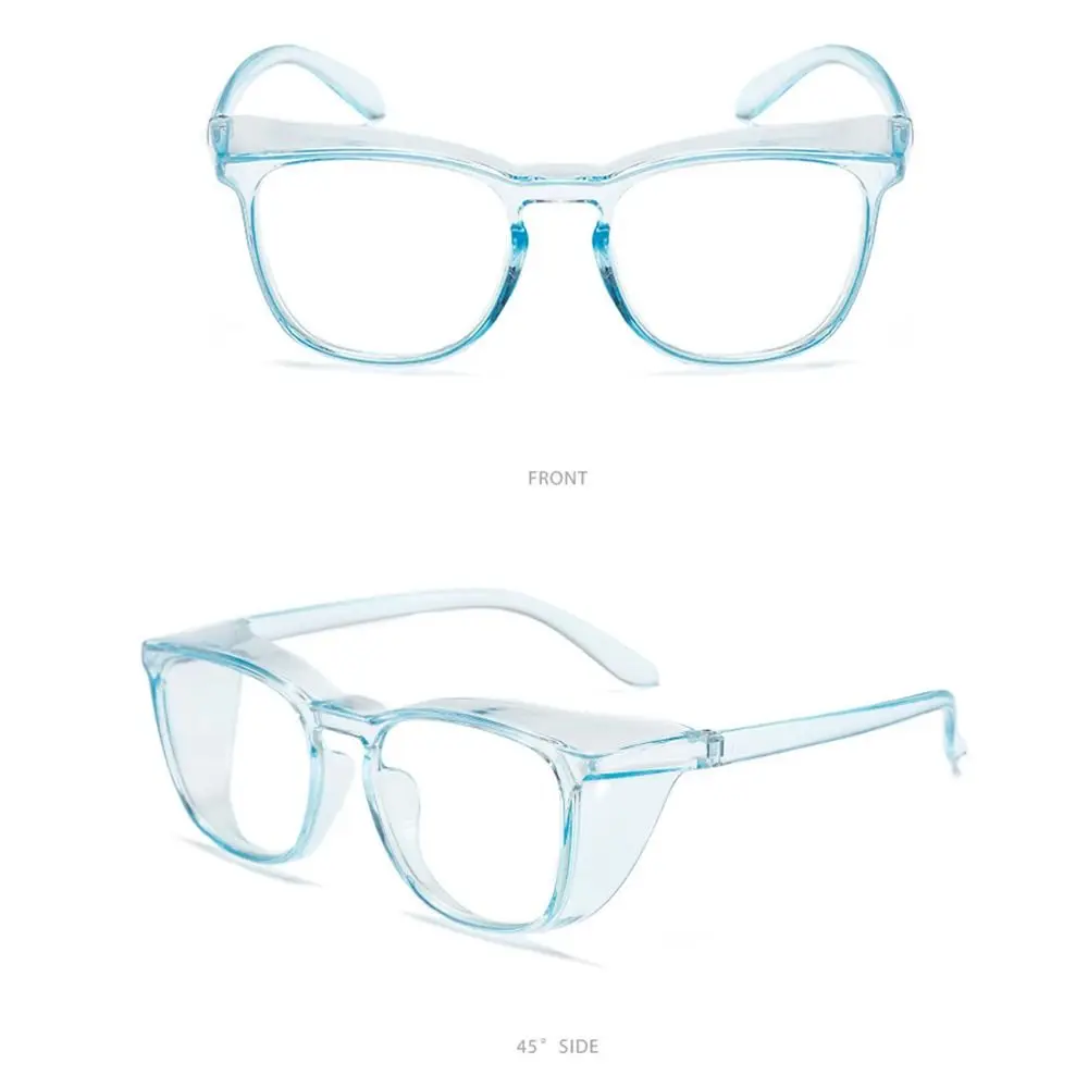 Side Shields Safety Glasses Blue Light Blocking Scratch Resistant Protective Spectacles Comfortable To Wear Anti Impact
