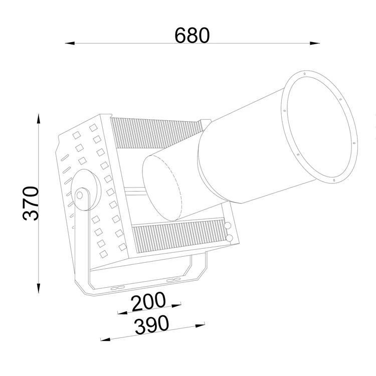 Lampu pencarian jarak jauh Led 3Km lampu sorot Laut Laser luar ruangan kuat 500 W Harga bertenaga tinggi lampu sorot dipasang kendaraan