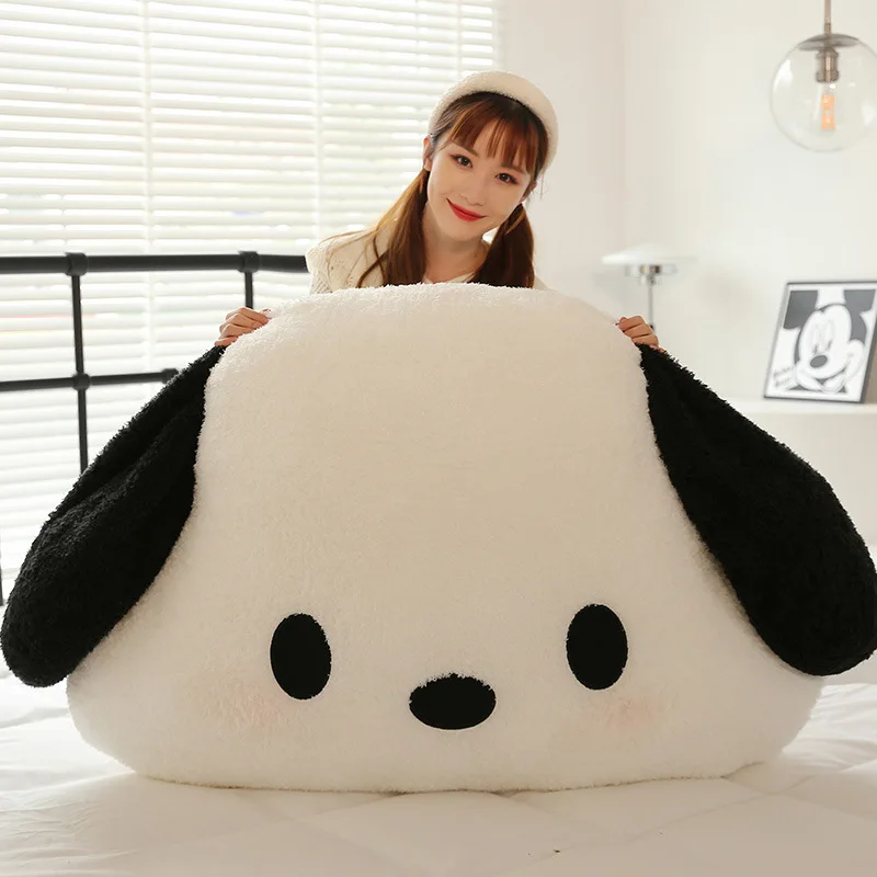 Sanrio Large Size Pochacco Plush Toy Kawaii Cute Cartoon Soft Plush Pillow Girl Bed Companion Doll Children\'s Birthday Gift