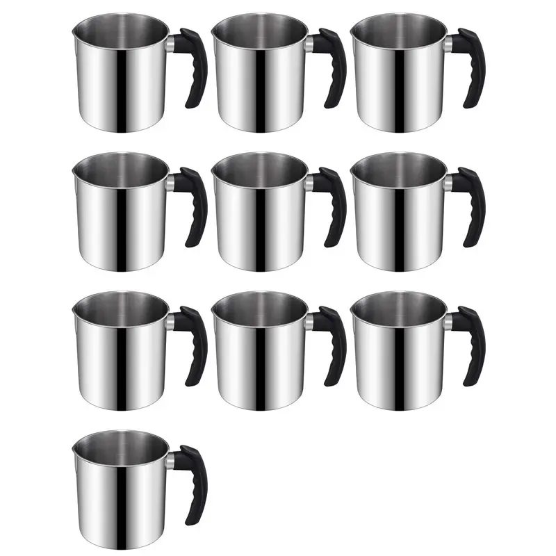 

【HOT ITEMS】10X Candle Making Pouring Pot, 44 Oz Double Boiler Wax Melting Pot, Candle Making Pitcher, Heat-Resistant Handle