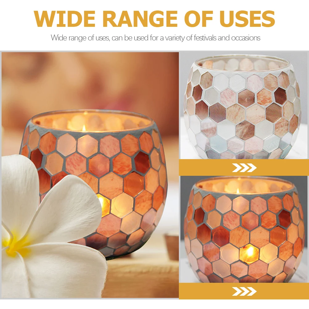 

Glass Holder Modern Decorative Table Centerpiece for Living Room Dining Room Bathroom Farmhouse Home Decor Desktop