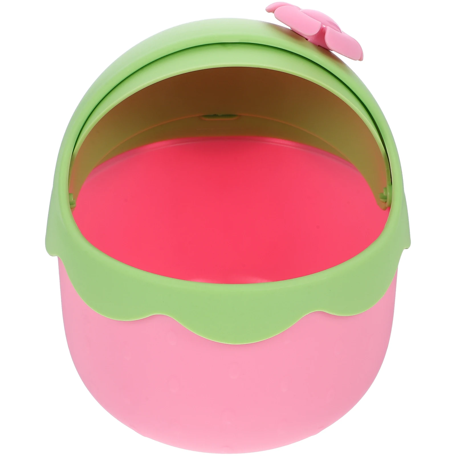 

Cute Mini Desktop Trash Can Small Garbage Bin Pp Material Lightweight Cartoon Waste Basket Storage Container Countertop