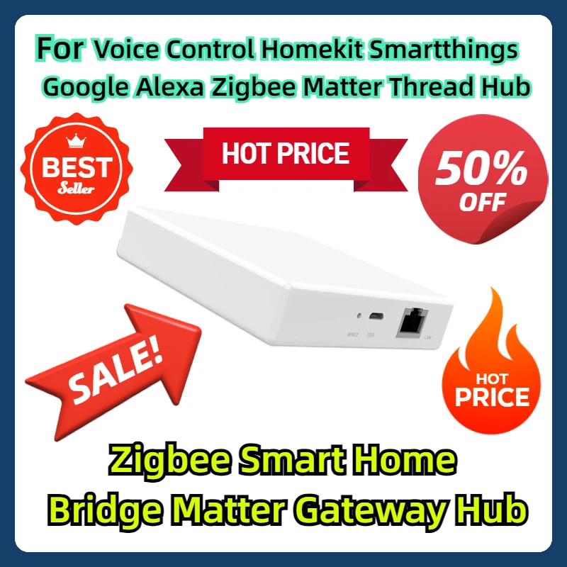 For Siri Voice Control Homekit Smartthings Google Alexa Zigbee Matter Thread Hub Zigbee Smart Home Bridge Matter Gateway Hub