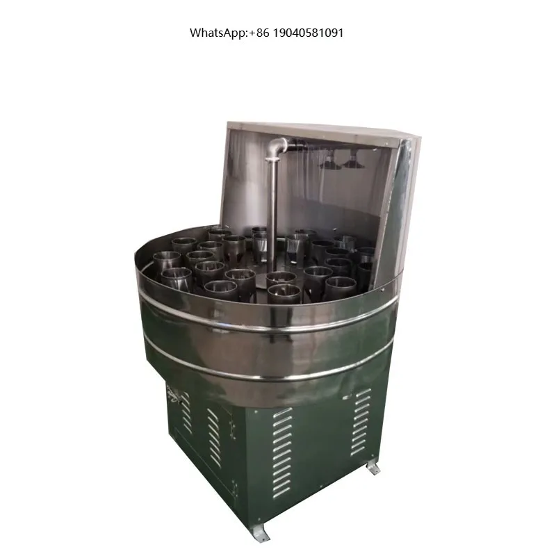 Low Cost Milk Rotary Wine Plastic Small Bottle Flushing Machine Semi Automatic Commercial Glass Bottle Washing Machine