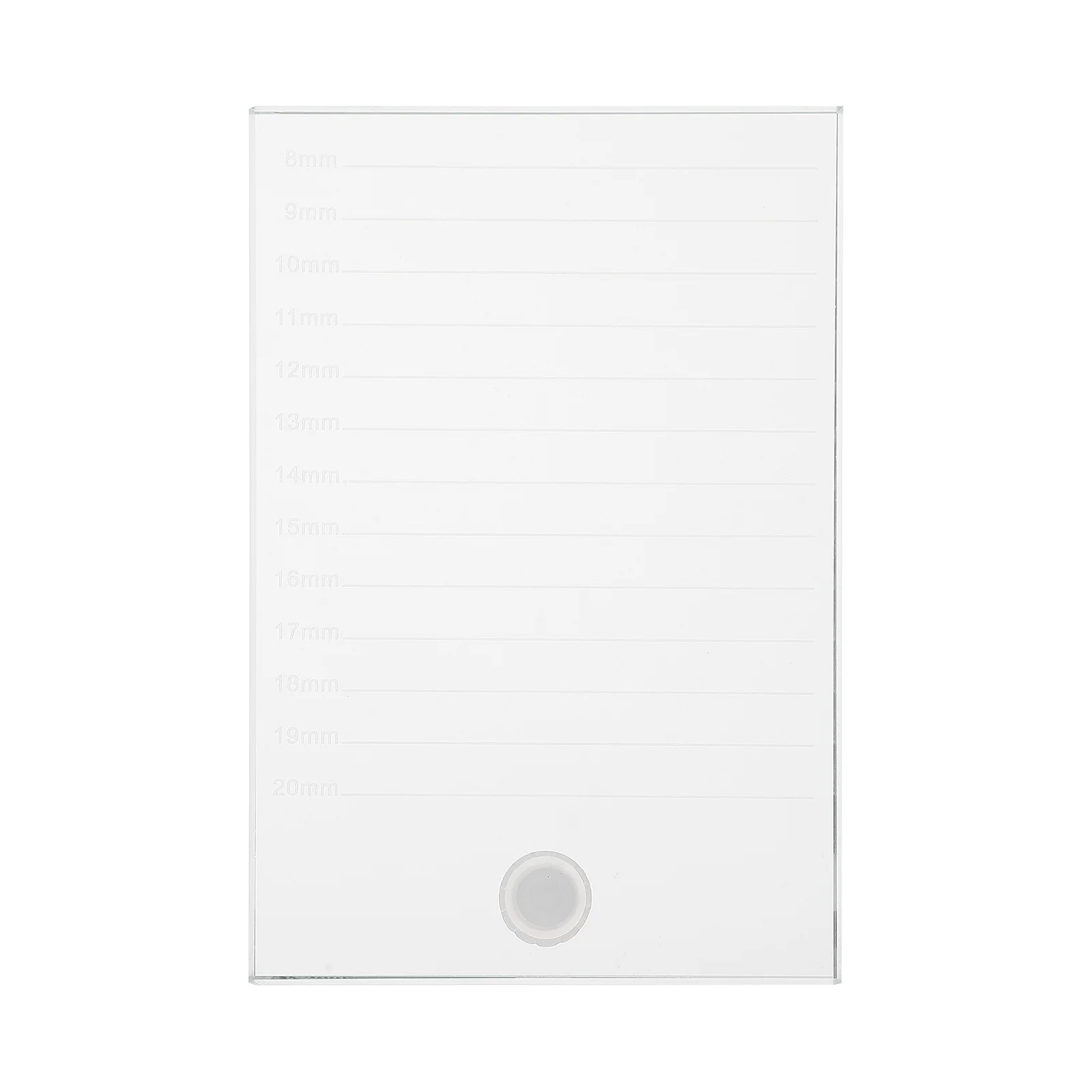 

15x10cm Eyelash Grafting Pallet Spacious Lash Extension Tray for Beauty Salon DIY False Lashes Organizing Holder Glass