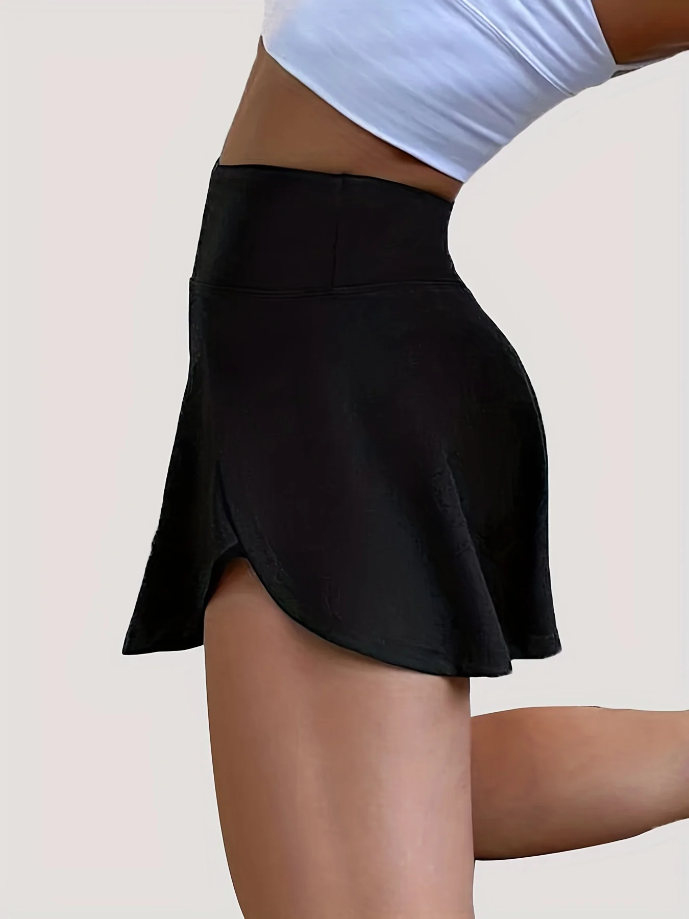 New High-waist-waist Yoga Dress Sports Skirt for Women to Wear Loose and Thin running shorts