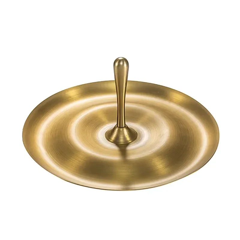 Custom Stainless Steel Teardrop Tray for Hotel Storage Round Metal Refreshment Platter Household Decorative Serving Dish
