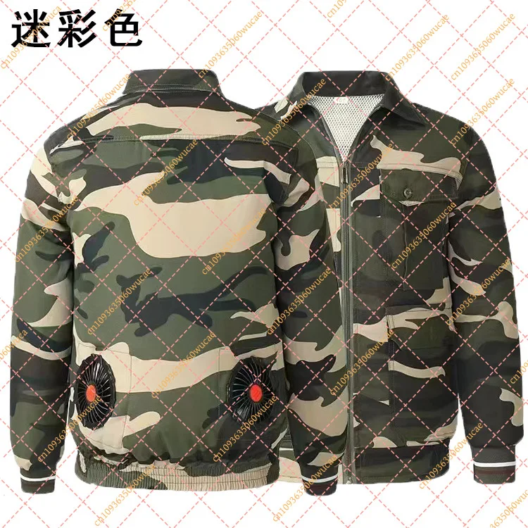 Portable Cooling Work Clothes, 12V-25V Air Conditioned Jacket for  Fan & Power Supply Kit