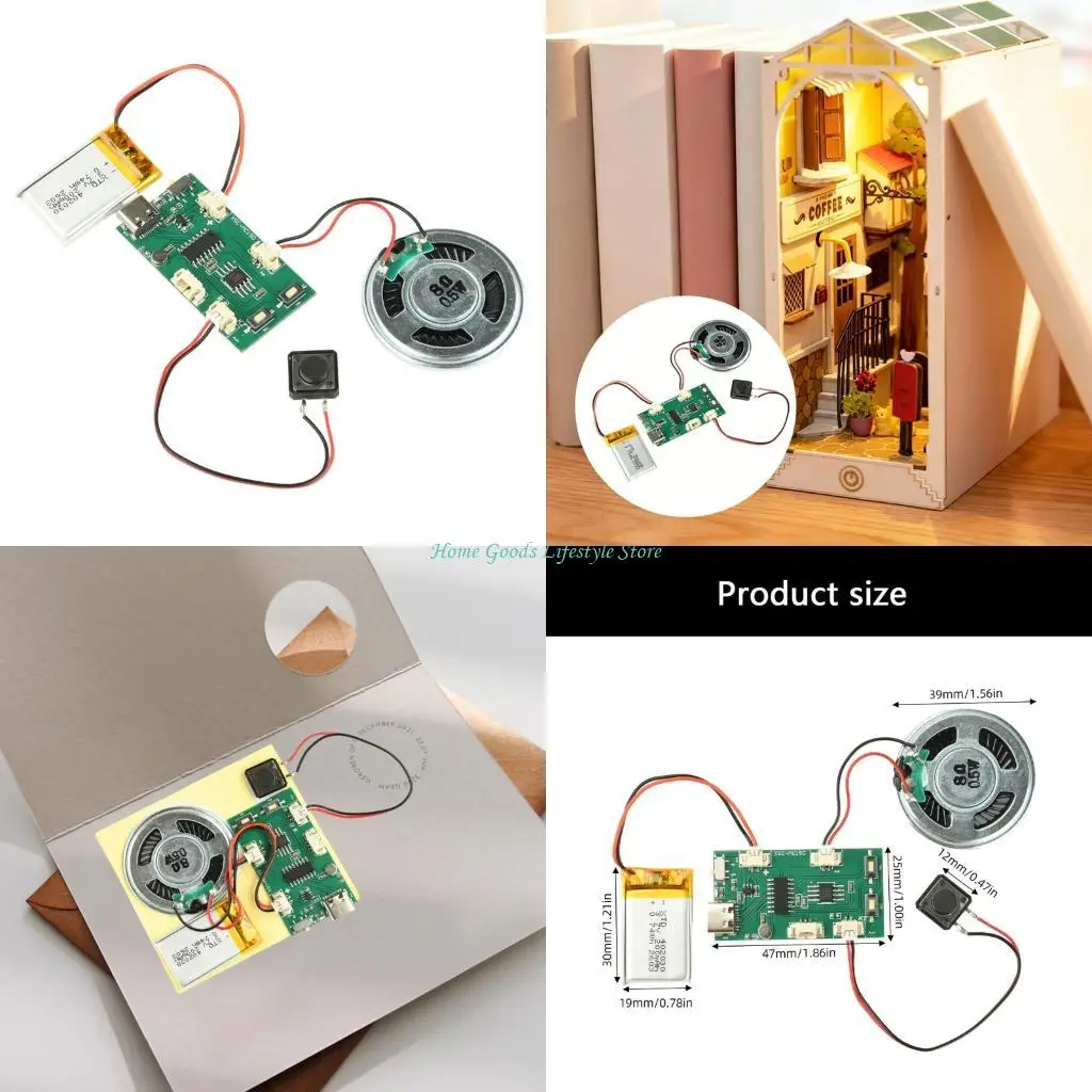 E74E High Precisions Music Player Board 8MB Capacity Sound Unit For Electronic Projects