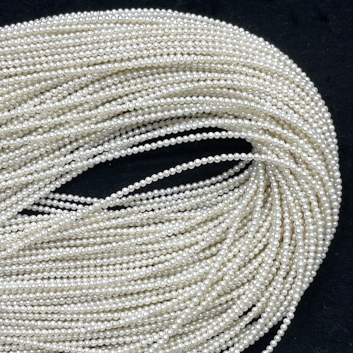 AA 2.8-3.2mm Potato-Shaped Punch Beads Natural Freshwater Pearl Semi-finished Beads for Jewelry Making DIY Necklaces Accessories