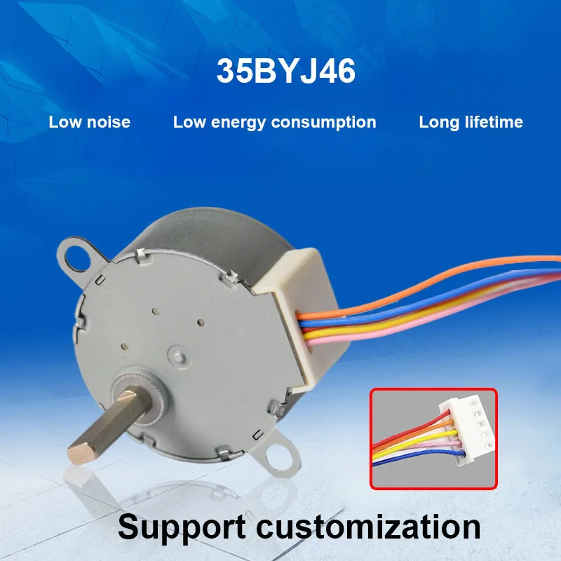 1 pz/lotto 35 byj46 motore passo-passo 4 fasi 5 fili Nema 14 Stepper Nema14 per bere condizionatore d\'aria deumidificazione purificare Monitor