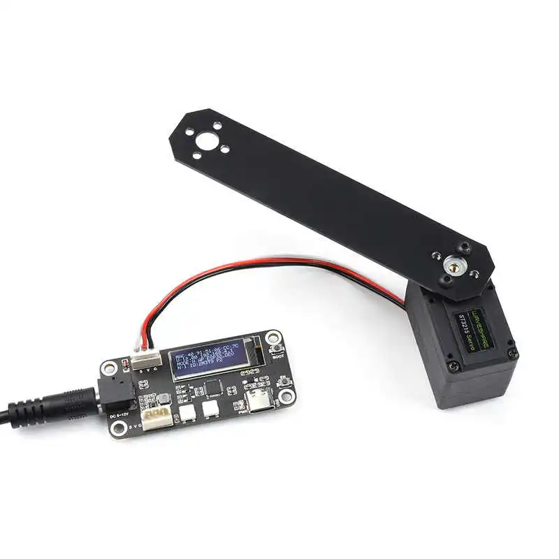 Aktuator bus seri ST3215 torsi tinggi Micro Snow 30KG 360 °   aktuator digital logam yang dapat diprogram