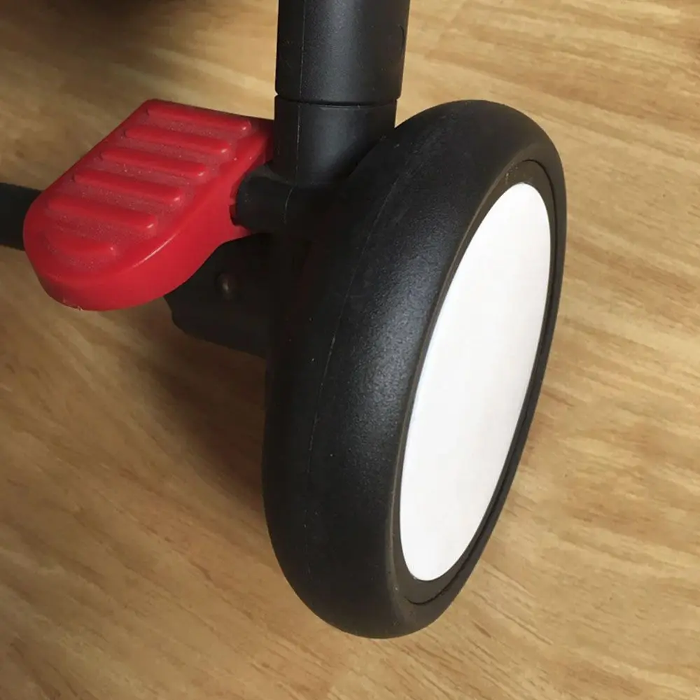 Accessories Trolley Wheel Bracket With Tools Stroller Wheels Screw Clip Type PU Tyre Side Cover Wheel Axle  Accessories
