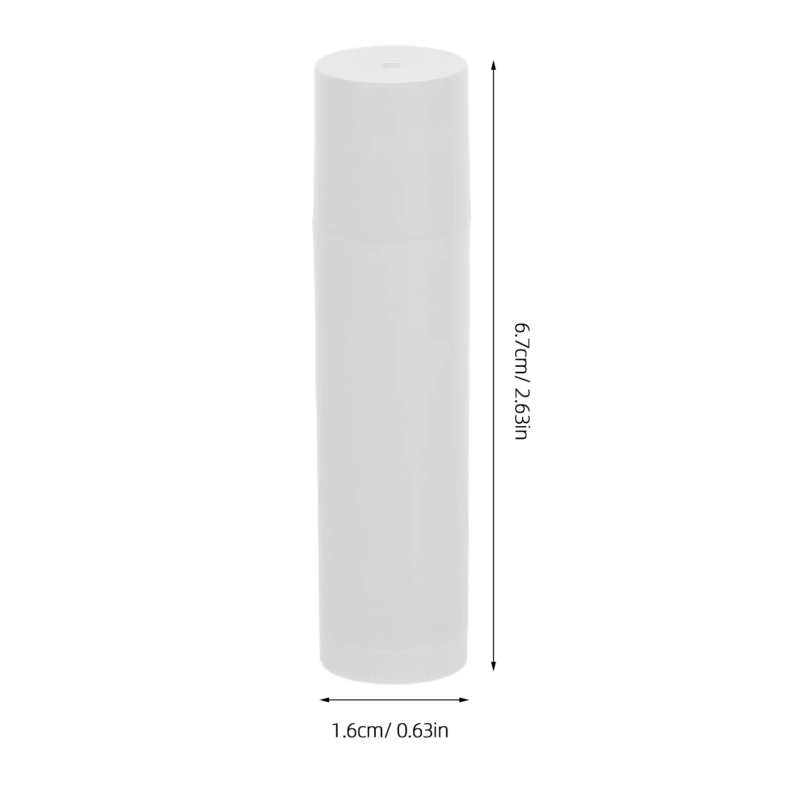 หลอดลิปบาล์มเปล่า 5G จำนวน 50 ชิ้น ทนทาน ใช้งานได้จริง สำหรับงาน DIY ทำเอง สีขาว