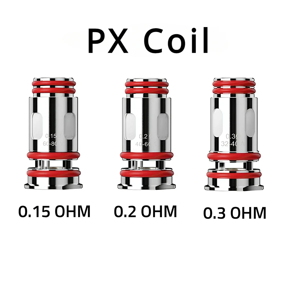 AosVape-Kit de bobina de malha PX, DTL MTL Núcleo Cabeça para PnP X Tanque Cartucho, Arraste S2, X2 Kit, 0.15ohm, 0.2ohm, 0.3ohm