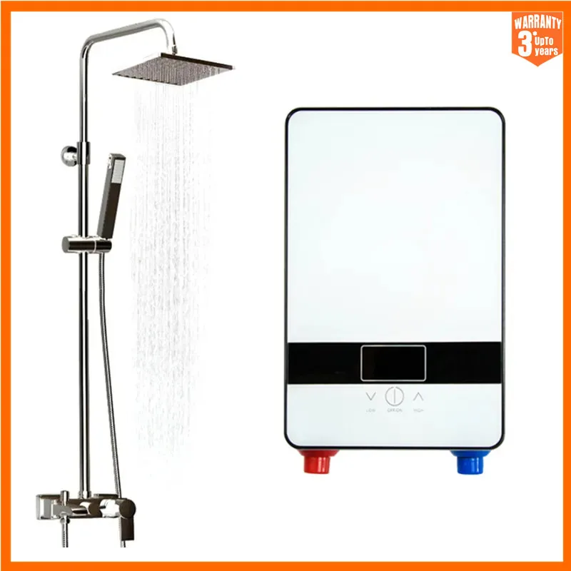 

Instant Electric Water Heater 6500W Hanging Thermostat Induction Heater Kitchen Bathroom Hot Water Shower Heater