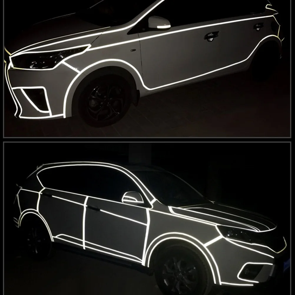 

2pcs Reflective Stickers Strip Bike Wheel Rim High Brightness Night Safety Warning Tape For Bicycle Motorcycle Mountain Bike