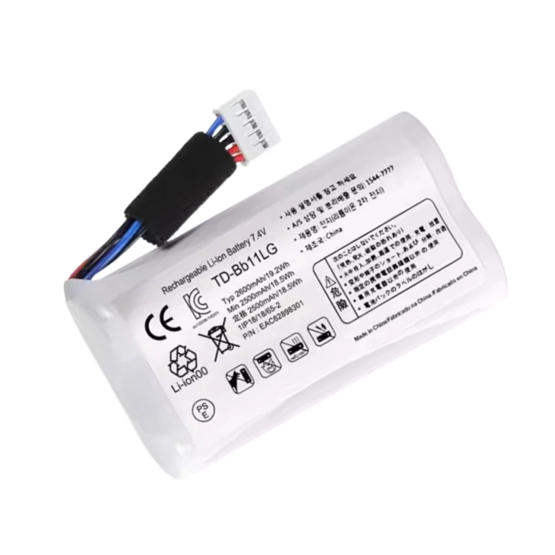New TD-Bb11LG 7.4V 2600mAh for LG PK5 TD-Bb11LG NP7550 /P7 A1240070100 A1240230100 1544-7777 Bluetooth Speaker Battery