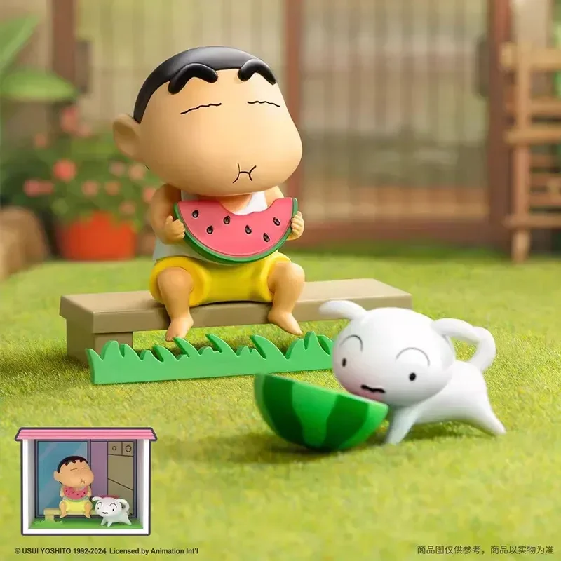 Crayon Shinchan Blind Box Cute Kawaii Mystery Box Collectible Doll Toys Random Box Decoration Children\'s Birthday Gift