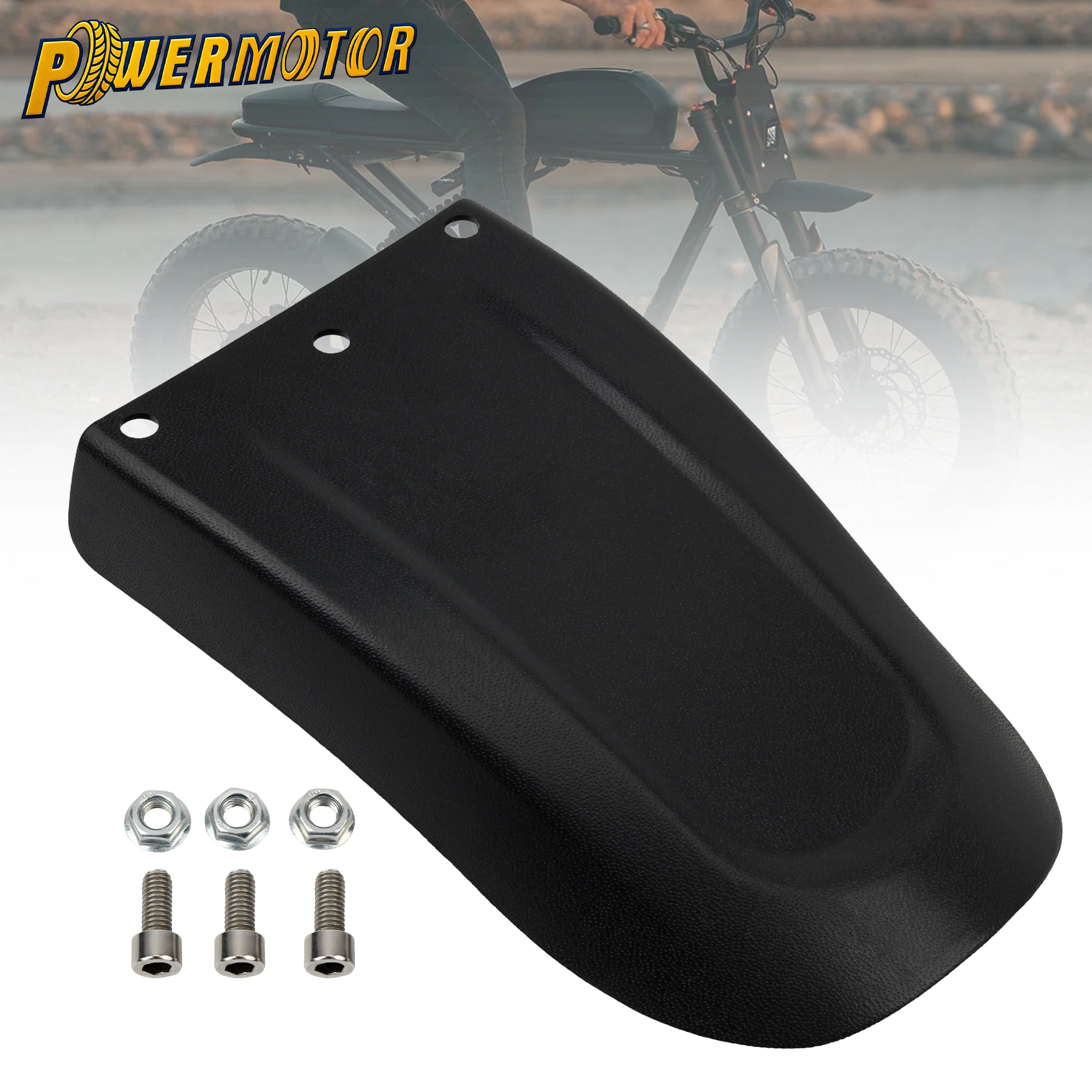 

Motorcycle Front Fender For Super 73 S1 S2 RX Off-Road Mudguard PP Plastic With Anti-Rust Screws Electric Dirt Bike Accessories