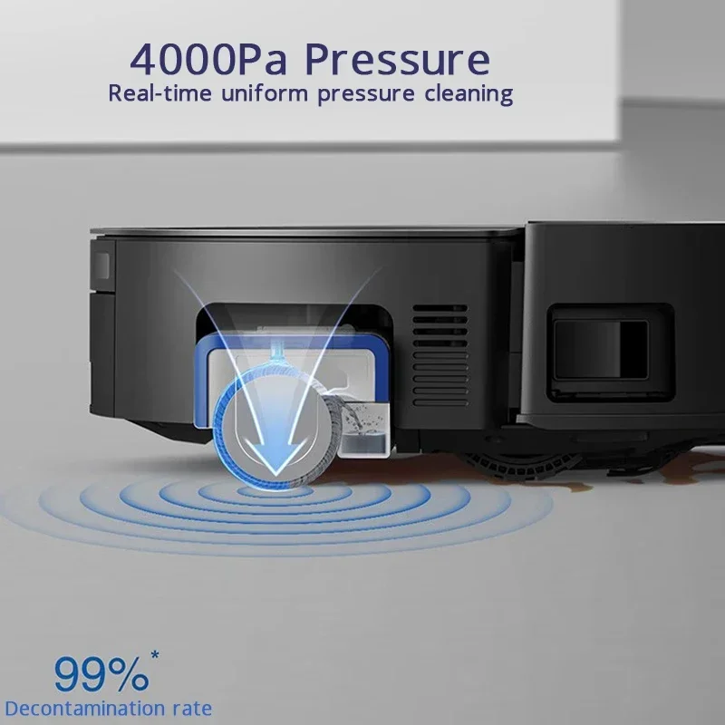 Ecovacs Deebot X8 PRO PLUS AI Robô Aspirador de pó Auto Coletor de poeira Auto Limpeza Varredor de piso127