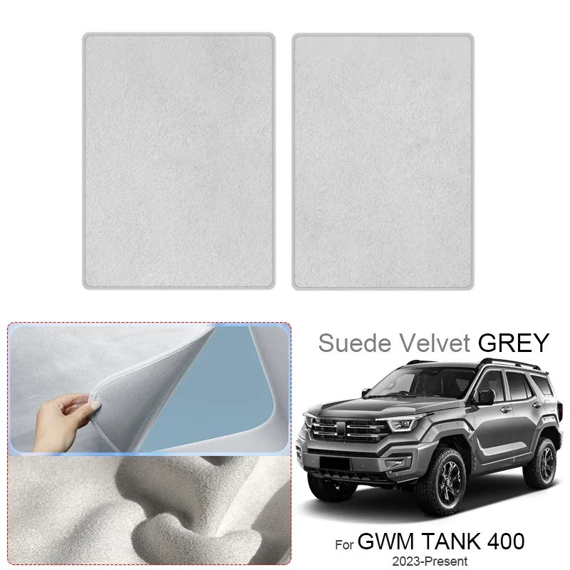 

For GWM TANK 400 2023-Present Car Suede Fabric Anti-uv Electrostatic Adsorption Sunroof Sunshade Auto Heat Insulation Skylight