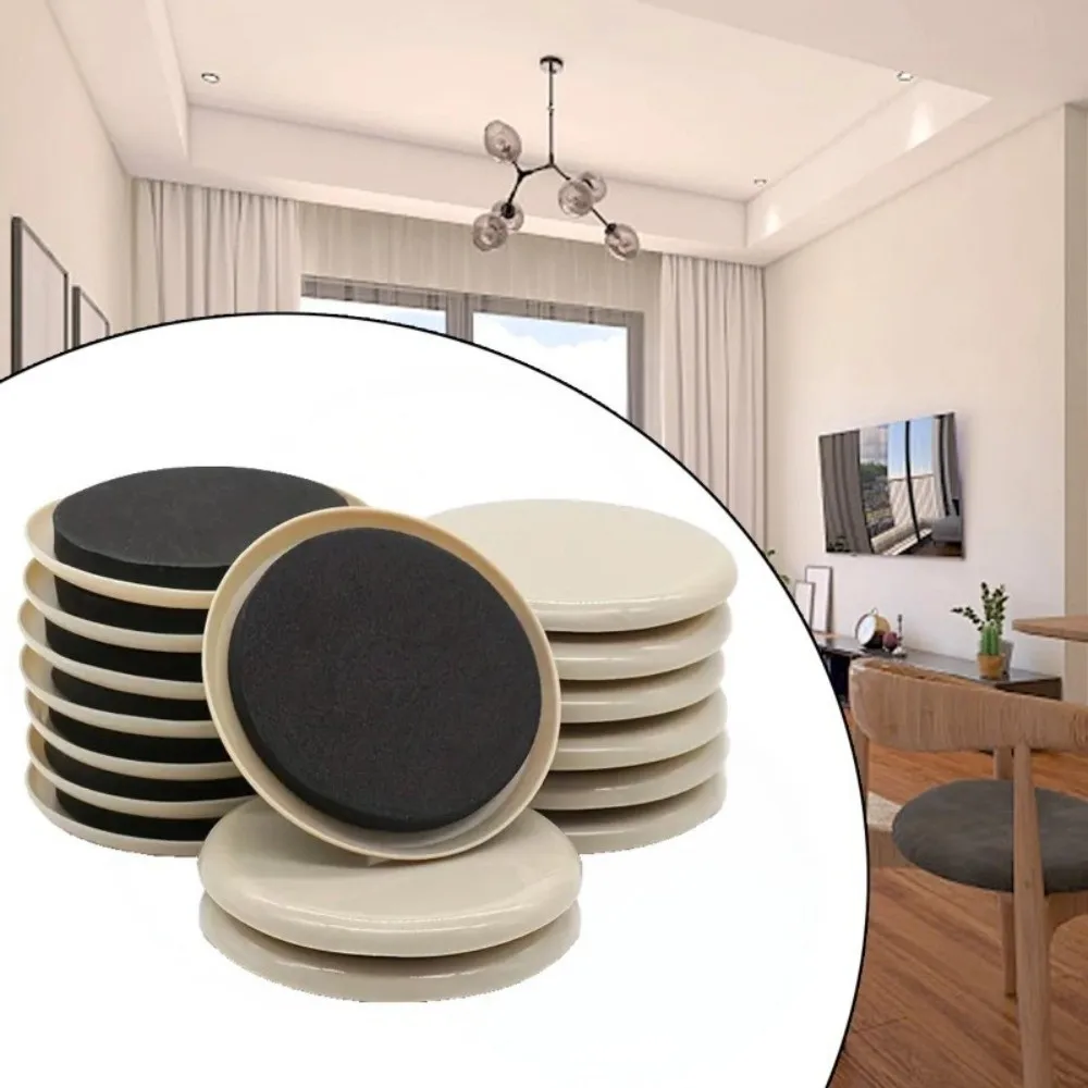 المضادة للتآكل الأثاث المتزلجون المضادة للخدش الساق منصات الأثاث الطائرات الشراعية شكل دائري قابلة لإعادة الاستخدام الطابق حامي حصيرة نقل الأثاث #2