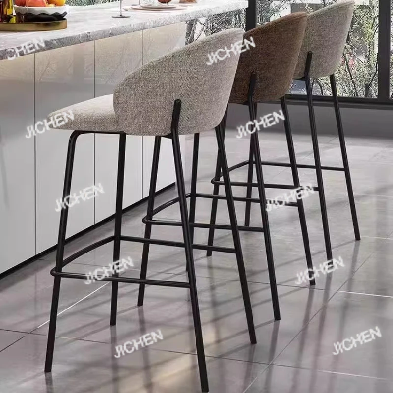 

Portable Ultralightbar Stools Nordic American Living Room Luxury Design High Ancient Bar Stools Sturdy Library Muebles Furniture