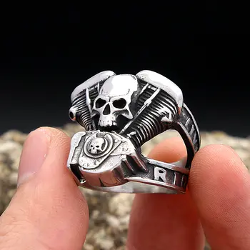 10 最佳銷售 不銹鋼摩托車戒指 - №2