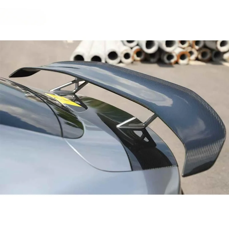 High Quality Dry Carbon Fiber Rear Trunk Wing Boot Lip Spoiler Exterior Aero Modification Accessories SU7 2024‑2025