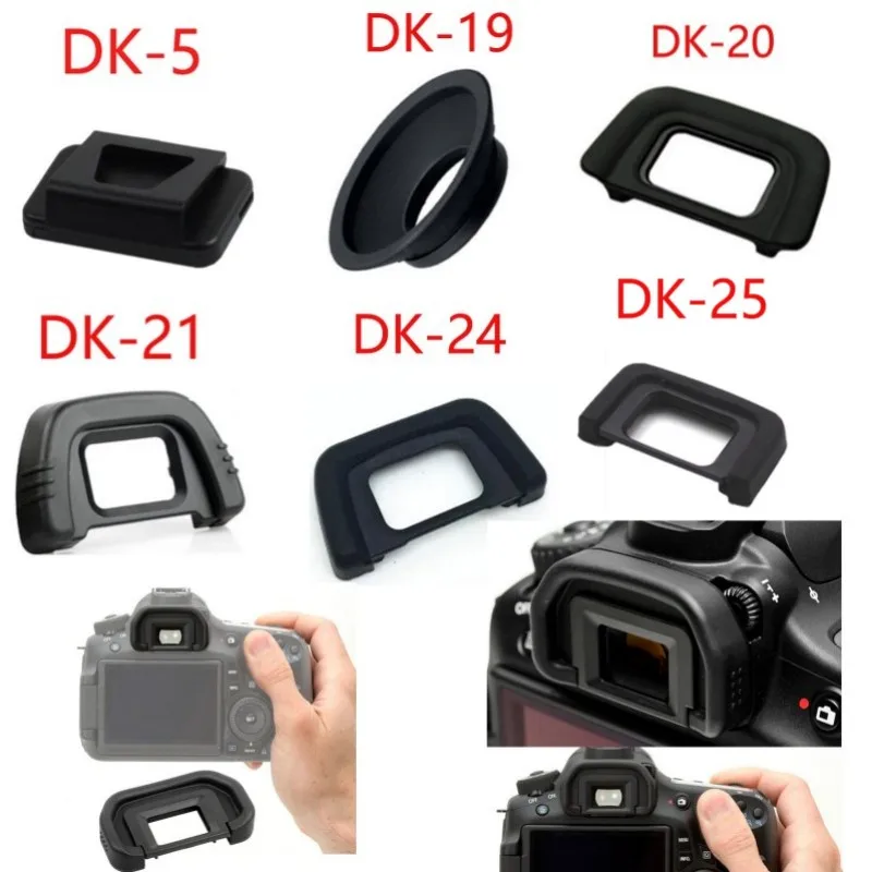 1 PCS DK-19 DK-20 DK-21 DK-23 DK-24 DK-25 DK-5 EF EB EG EC Rubber Eye Cup Eyepiece Eyecup for nikon canon SLR Camera