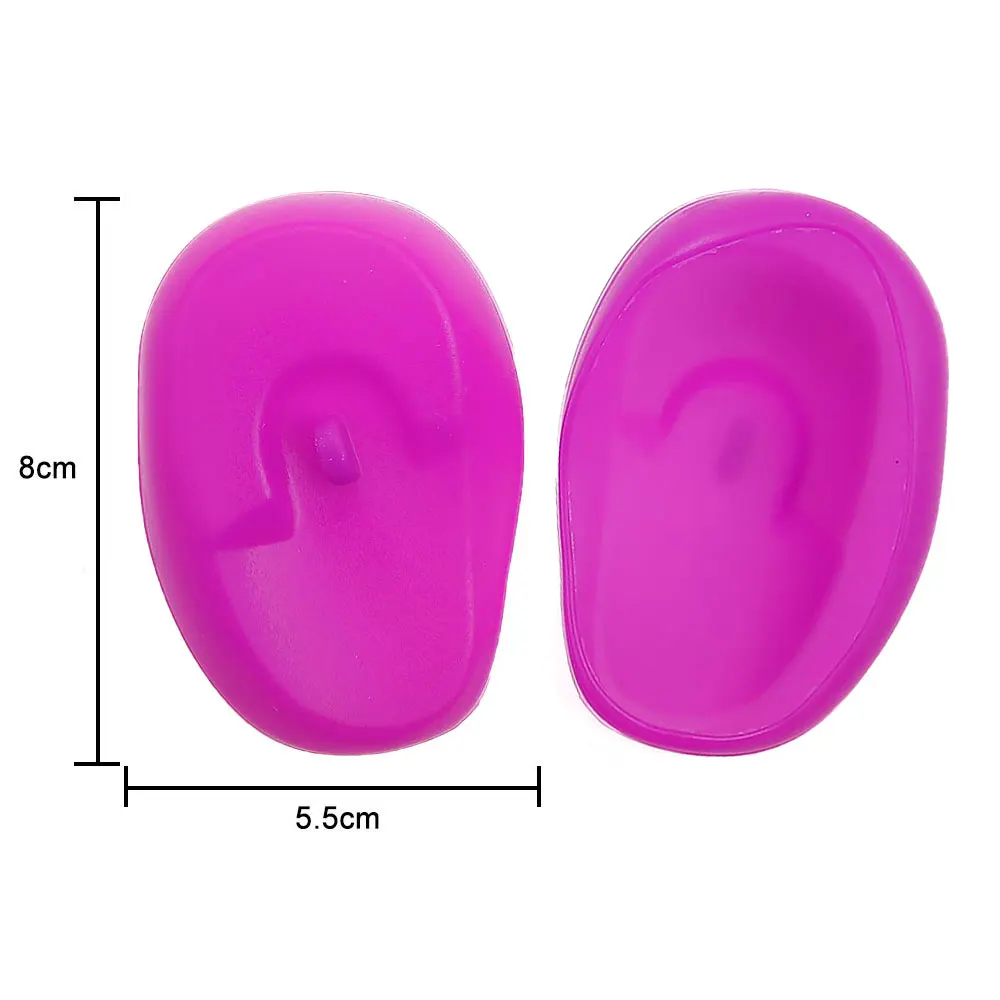 Silicone World 1 Pair Silicone Ear Cover Baked Oil Hair Dyeing Earmuffs Ear Protector Cover For Ear Care Hair Salon Beauty Tools