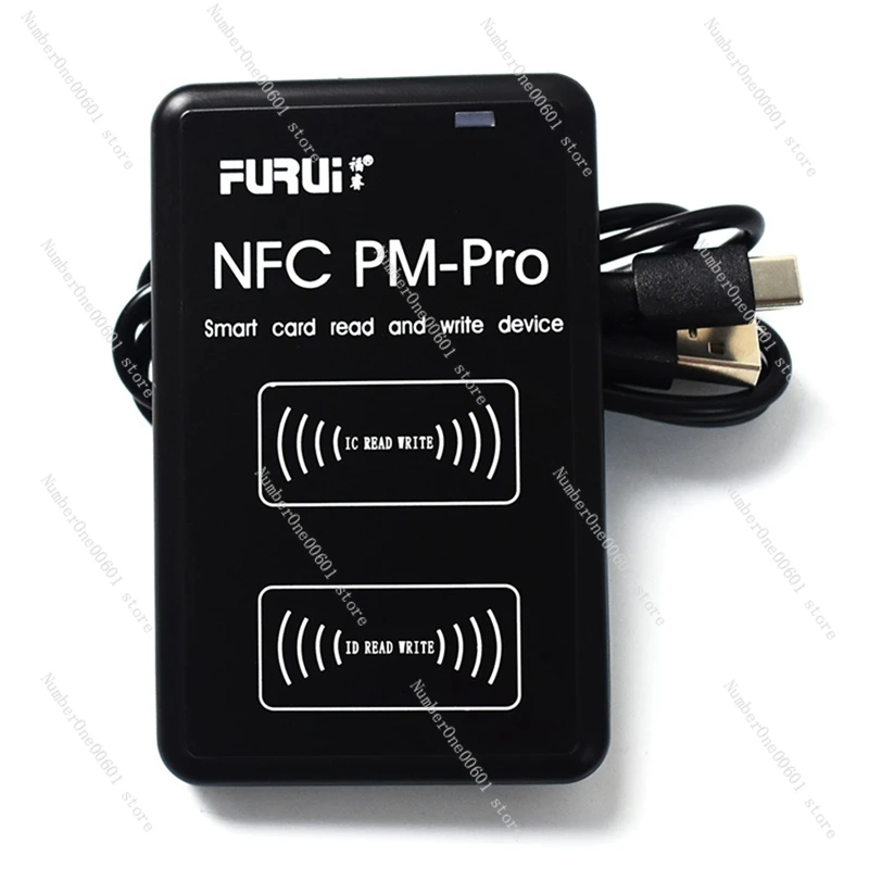 For PM-Pro RFID IC/ID Copier Duplicator Fob NFC Reader Writer Encrypted Programmer USB UID Copy Card Tag