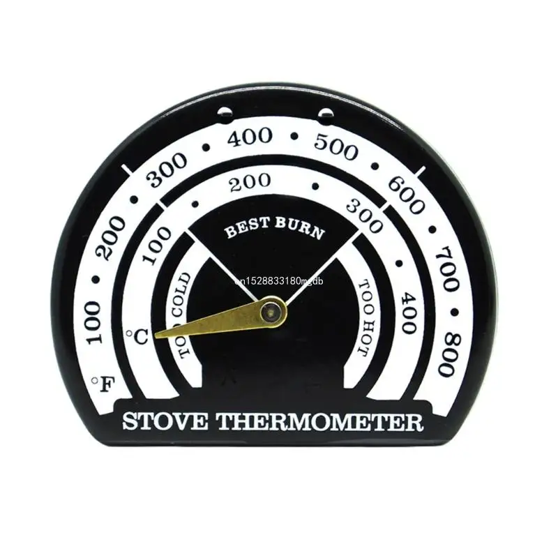 

Upgraded Thermometer Clear & Reliable Temperature Read for Log Chimney Pipe Dropship