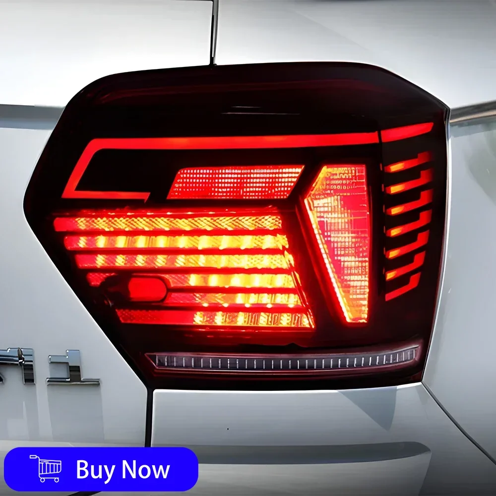 

For VW Polo 2019-2021 Car Taillights Assembly Upgrade LED Car Rear Back Lamps High Configure Taillights Car Accessories