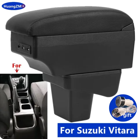 For Suzuki Vitara Armrest box For Suzuki Vitara Car Armrest Central storage Box Interior Dedicated Retrofit Car Accessories