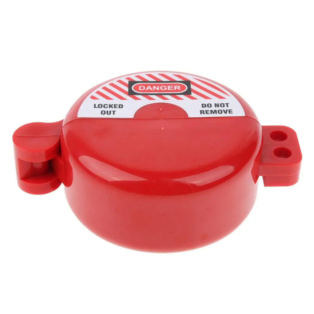 Ball Valve Lockout Adjustable Red Polystyrene Tubular Lock for Pressurized Gas Valve Protective Equipment