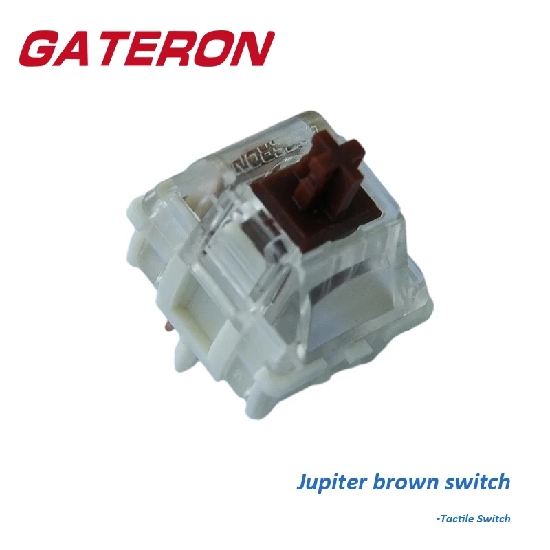 

Gateron Jupiter Brown Switch Tactile 5 Pin SMD RGB Pre Lubed Switches For Gaming Mechanical Keyboard Accessories