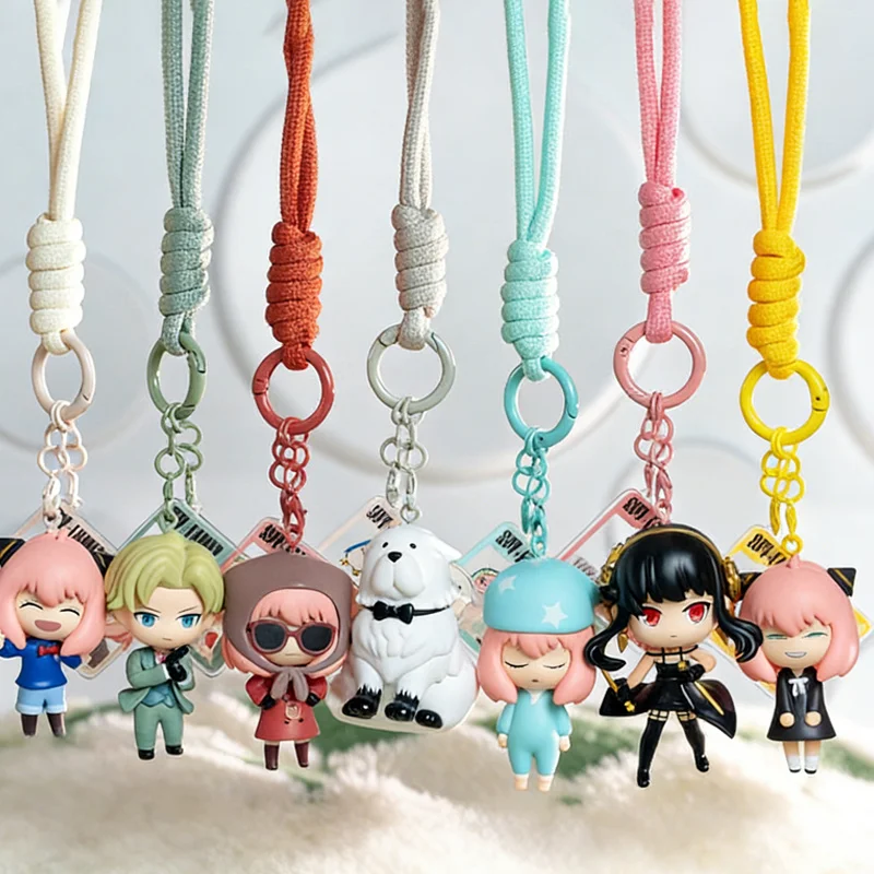 

Authentic Spot Spy House Q-Version Series Hanging Decorations, Blind Boxes, Cute Ania Figurines,Keychains Pendants Toys Gift