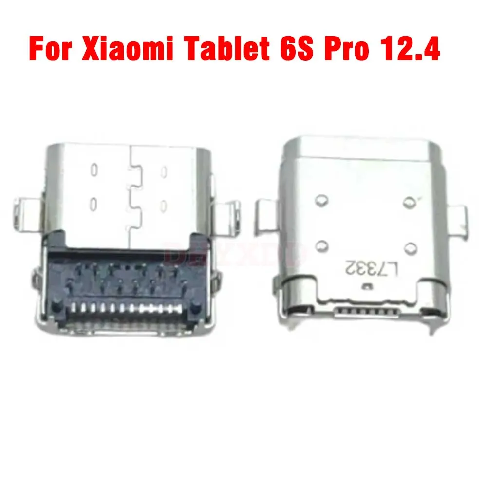 1-10PCS For Xiaomi Tablet 6S Pro 12.4 USB Type-C Charging Port 24Pin Female Socket Power Jack Connector 2024