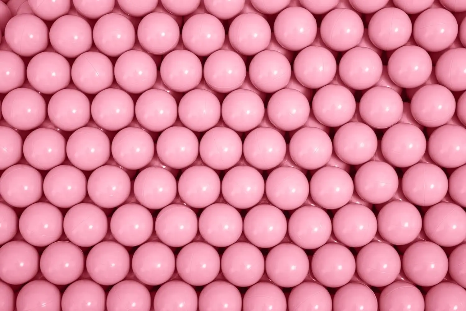 Bolas de jogo de plástico rosa claro 250ct |   Ótimo para cercadinhos internos e externos, bolinhas, seguidores, piscinas Kiddie