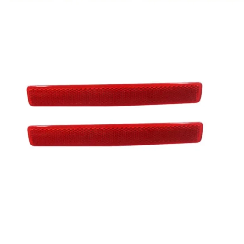 For Volkswagen Transporter T5 Multivan 2003-2011 Pair Rear Bumper Reflector Marker Warning Light Brake Tail Lamp 7E0945105 Red view 4