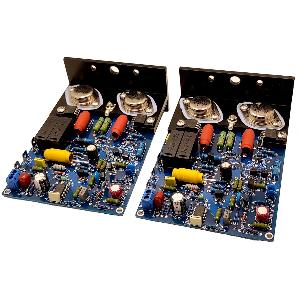 1 пара MJ15024 100 Вт 8R QUAD405 CLONE двухканальная плата усилителя с угловым алюминиевым детальным тестом точки доступа с изоляционным листом 1 пара MJ15024 100 Вт 8R QUAD405 CLONE двухканальная плата усилителя с угловым алюминиевым детальным тестом точки доступа с изоляционным листом