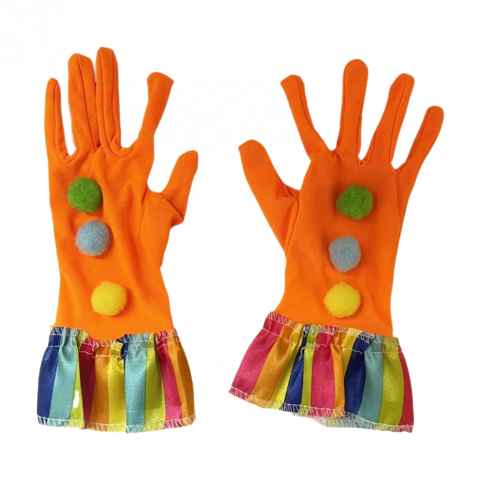 ถุงมือตัวตลกฮาโลวีน ของขวัญ ถุงมือปาร์ตี้ อุปกรณ์ประกอบฉากถ่ายภาพ อุปกรณ์เสริมชุดแฟนซี สำหรับงานปาร์ตี้ งานเทศกาล งานสวมหน้ากาก บทบาทสมมติ