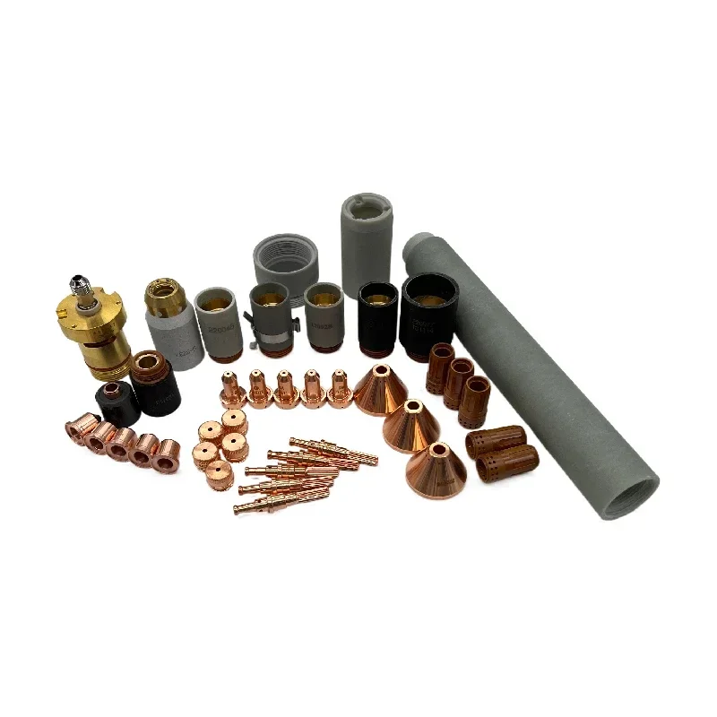 NOWE zestawy do cięcia plazmowego CNC Dysza do cięcia plazmowego 220819 65A 50 szt., elektroda 220842 50 szt.