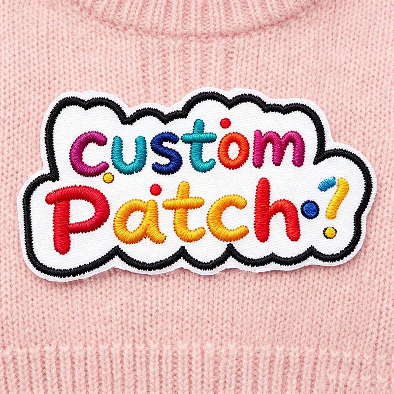Design Your Own Logo Patch – Custom Embroidered for Clothes, Backpacks, Hats. Iron-On & Hook Loop Fastening. Personalized Badges
