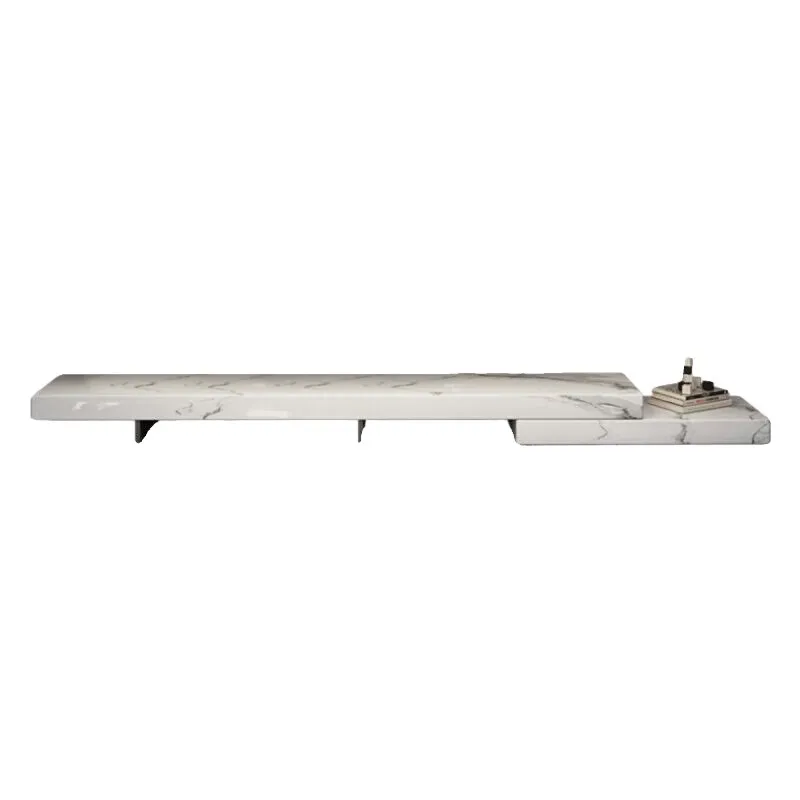 Italian Rock Slab TV Cabinet Furniture Telescopic 2025 New Coffee Table Combination Set Wholesale Telescopic TV Cabinet