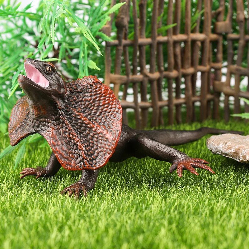 Oenux Simulation lézard sauvage Gecko caméléon animaux modèle amphibiens Reptile figurines d'action décoration enfants éducation cadeau jouet