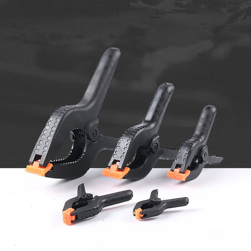 1pcs/lot 3inch Plastic Nylon Adjustable Woodworking Clamps Wood Working Tools Spring Clip Carpentry Clamps Outillage Menuiserie