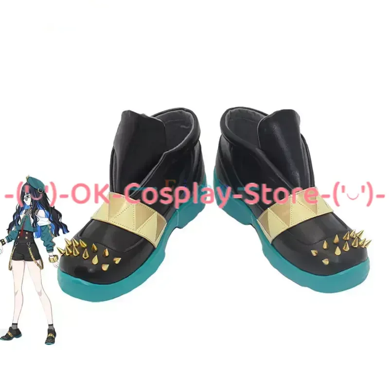 

Game FGO Tlaloc Cosplay Shoes Halloween Carnival Boots Cosplay Prop PU Leather Shoes Custom Made